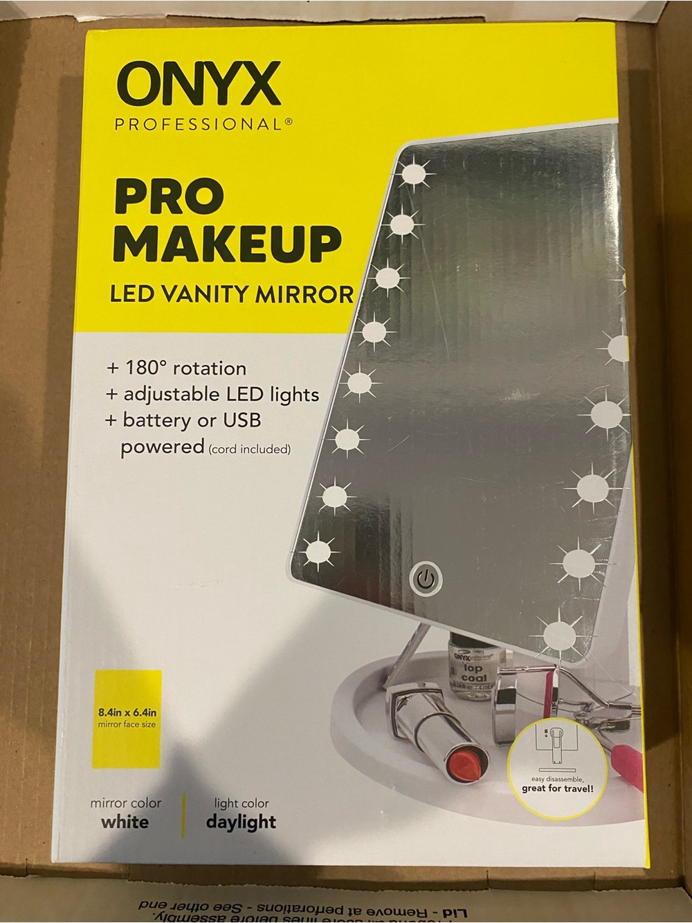 Onyx Pro Makeup LED Vanity Mirror